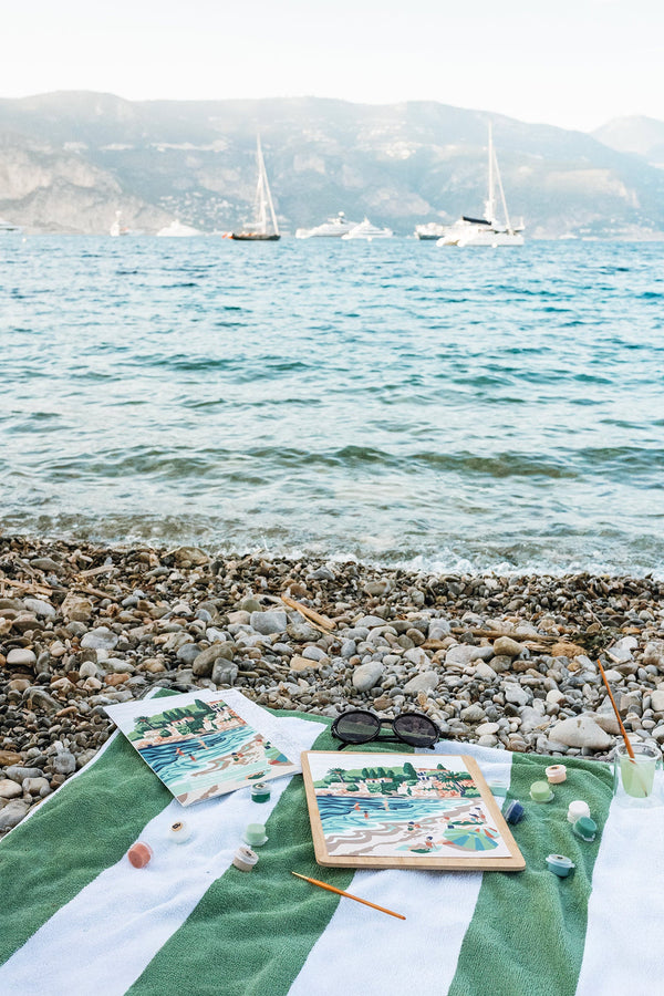 Riviera Romp | 8x10 paint-by-number kit