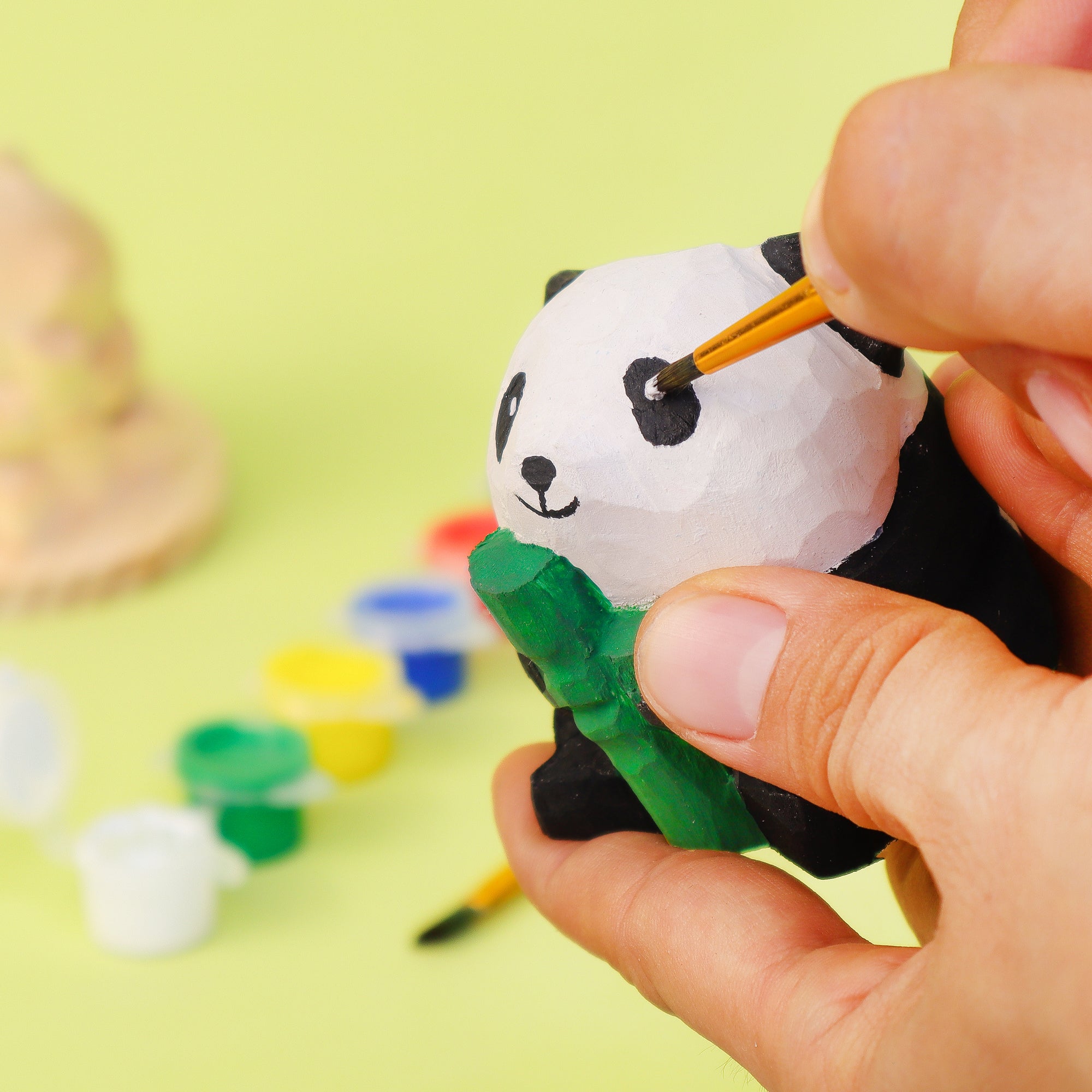 Paint Your Own Wooden Panda DIY Craft Painting Kit