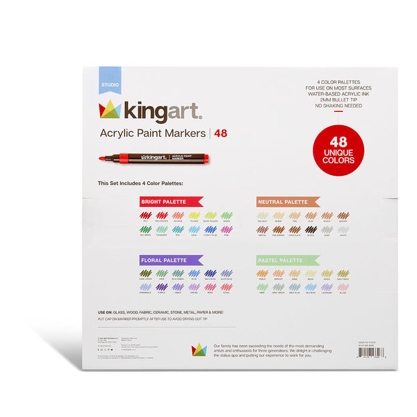 Acrylic Paint Markers – 48 Count