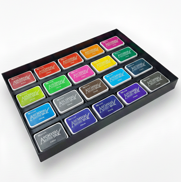 Mini Archival Ink Pad Storage Tray for Craft Supplies