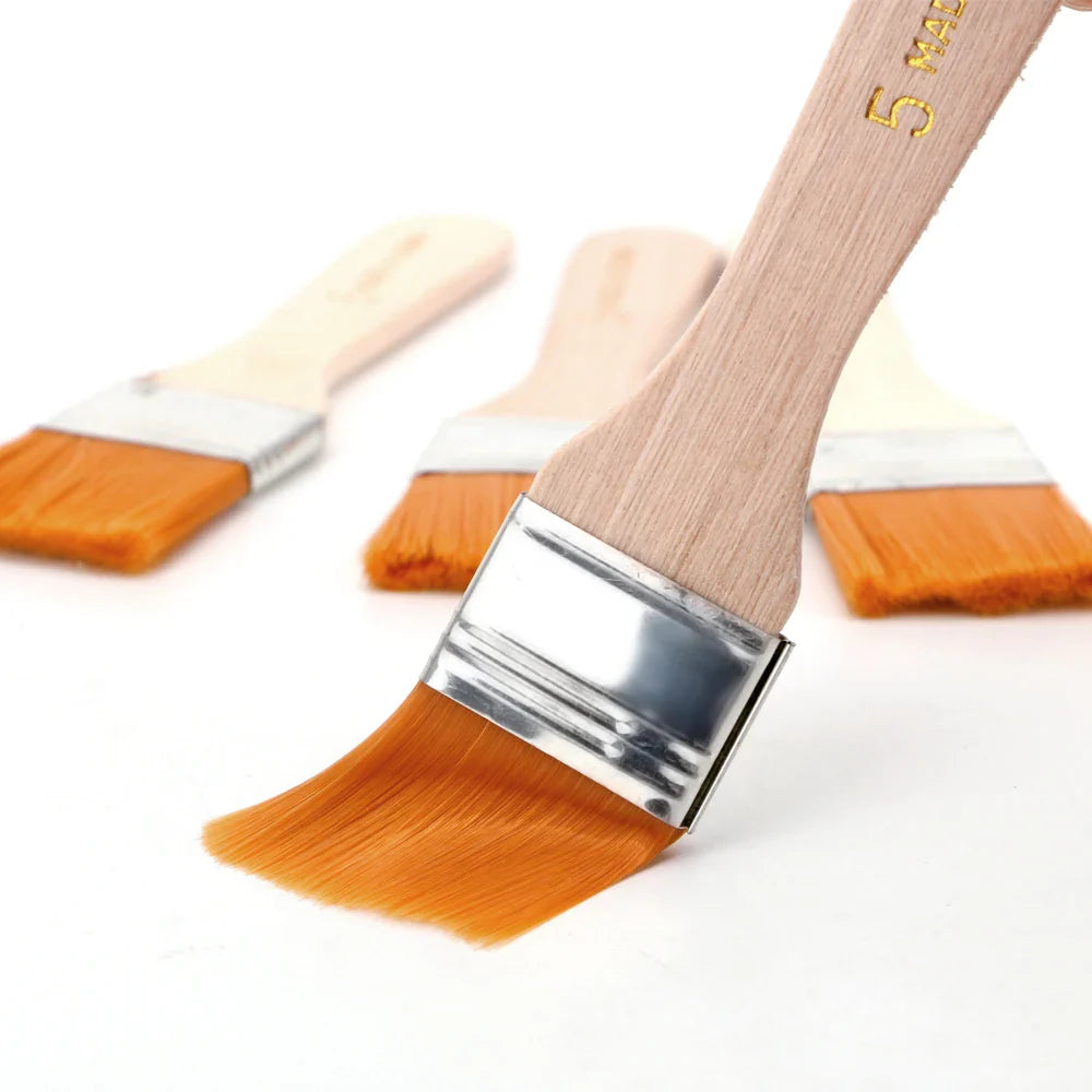 4 Piece Nylon Hair Paint Brush Set for Art Painting