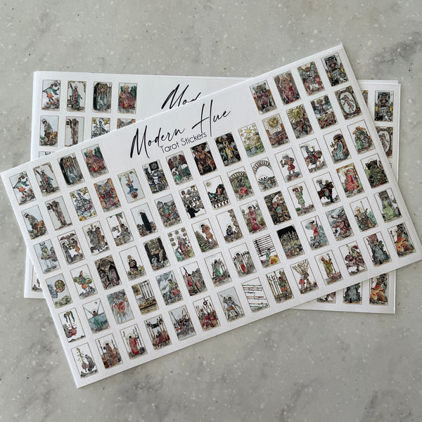 Modern Hue Tarot Stickers