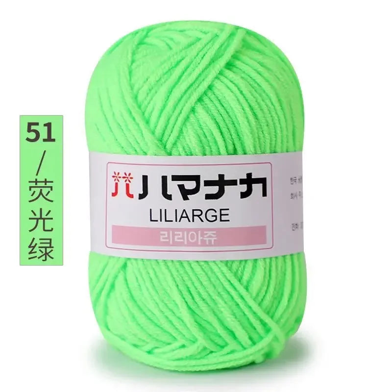 Soft Cotton Baby Knitting Yarn Thick Velvet Crochet DIY Sweater