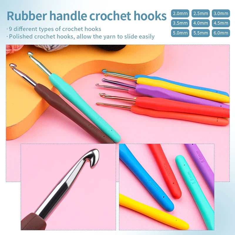 Crochet Hook Set Knitting Sewing Tools DIY Craft Kit