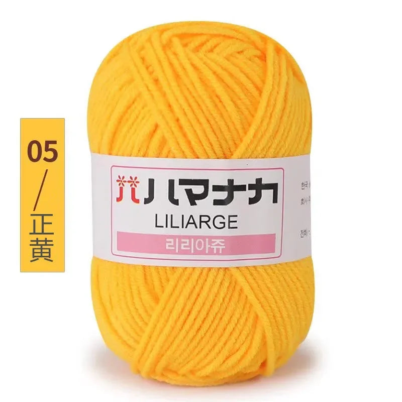 Soft Cotton Baby Knitting Yarn Thick Velvet Crochet DIY Sweater