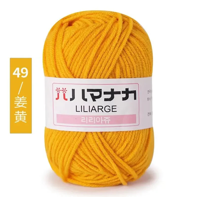 Soft Cotton Baby Knitting Yarn Thick Velvet Crochet DIY Sweater