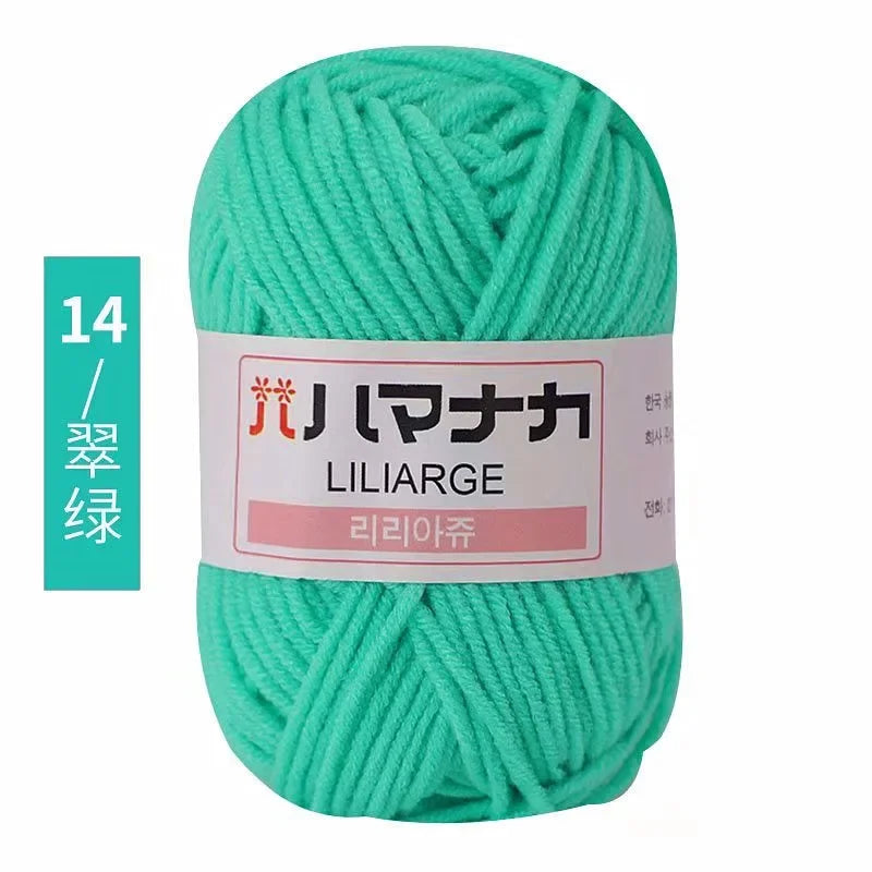 Soft Cotton Baby Knitting Yarn Thick Velvet Crochet DIY Sweater