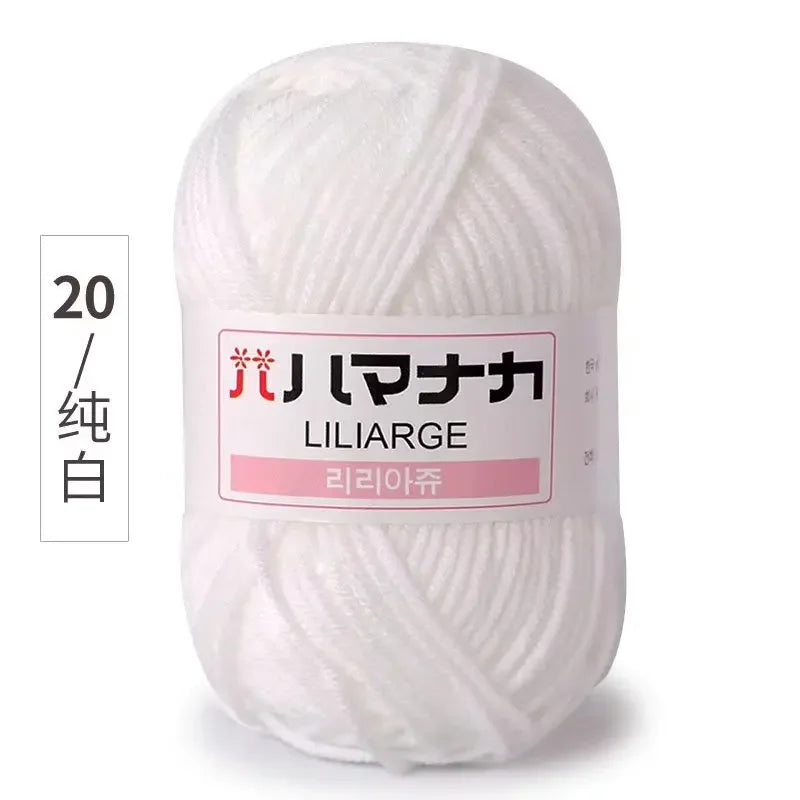 Soft Cotton Baby Knitting Yarn Thick Velvet Crochet DIY Sweater
