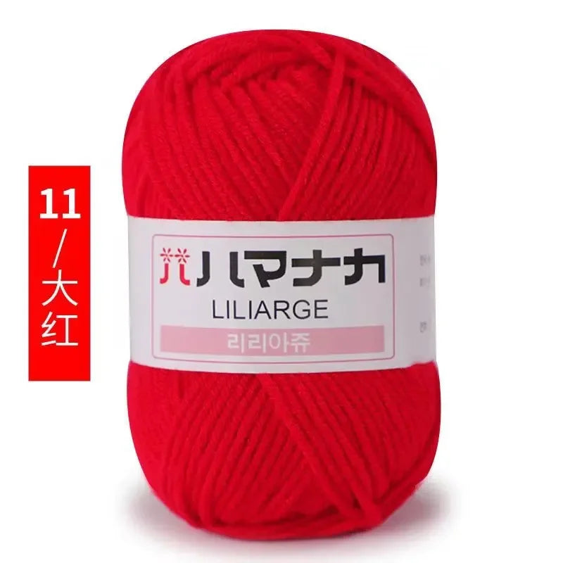 Soft Cotton Baby Knitting Yarn Thick Velvet Crochet DIY Sweater