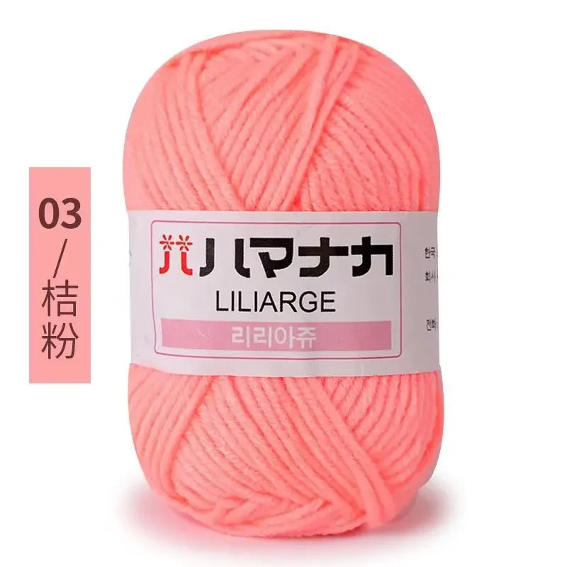 Soft Cotton Baby Knitting Yarn Thick Velvet Crochet DIY Sweater