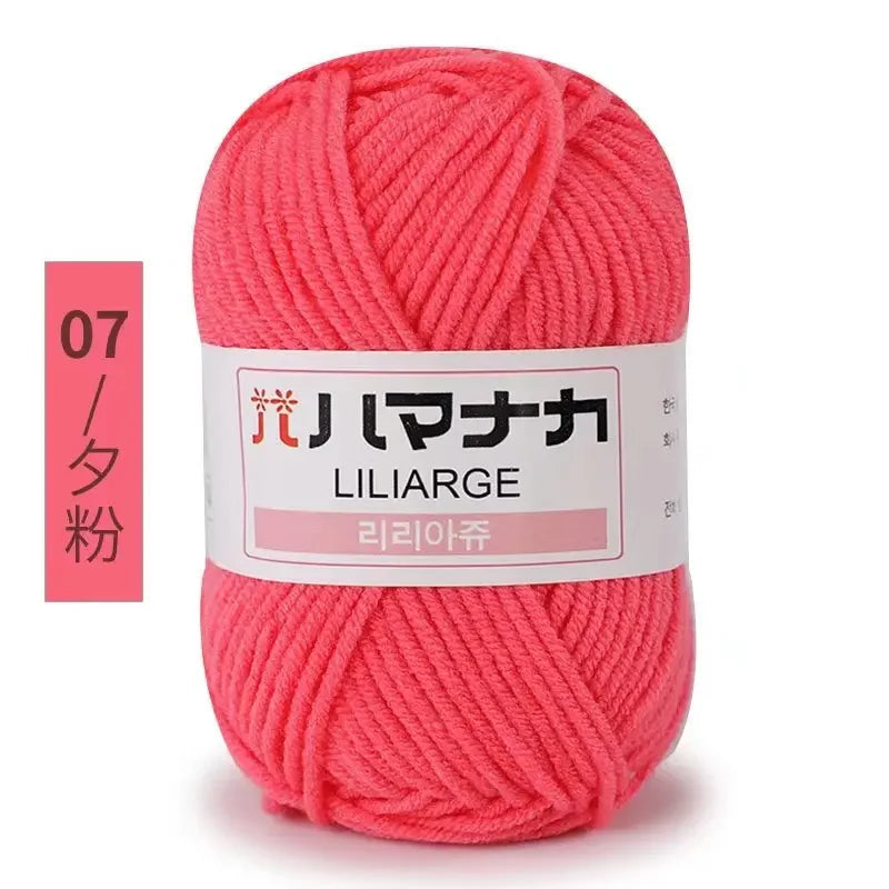 Soft Cotton Baby Knitting Yarn Thick Velvet Crochet DIY Sweater