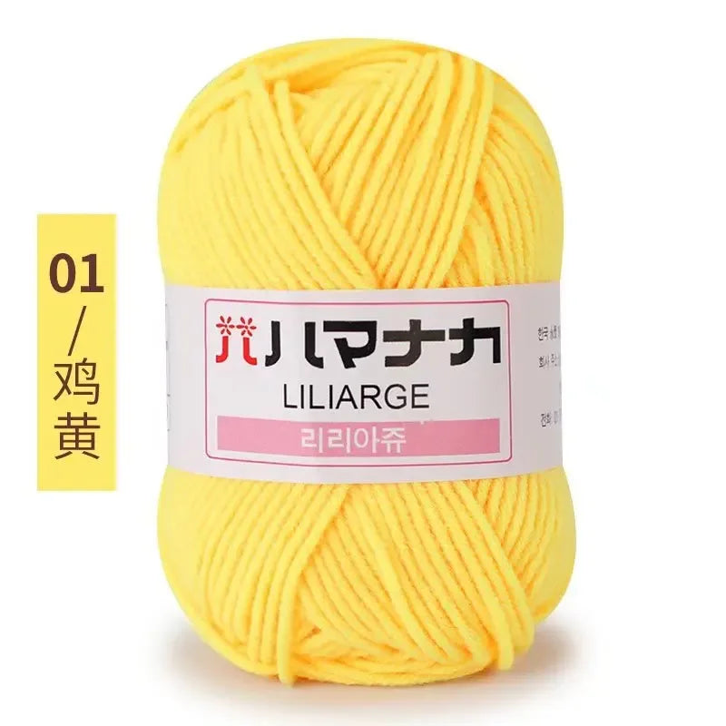 Soft Cotton Baby Knitting Yarn Thick Velvet Crochet DIY Sweater