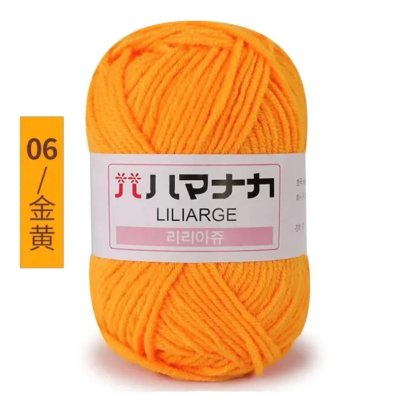 Soft Cotton Baby Knitting Yarn Thick Velvet Crochet DIY Sweater