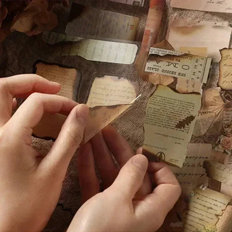 Retro Nature Decorative Stickers for Scrapbook