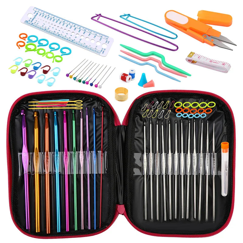 Crochet Hook Set Knitting Sewing Tools DIY Craft Kit