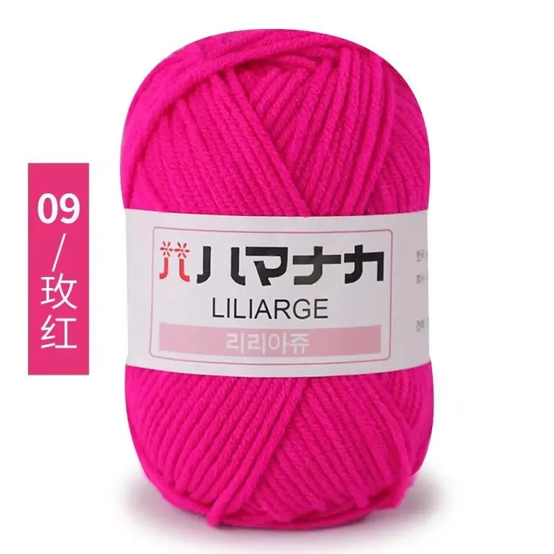 Soft Cotton Baby Knitting Yarn Thick Velvet Crochet DIY Sweater