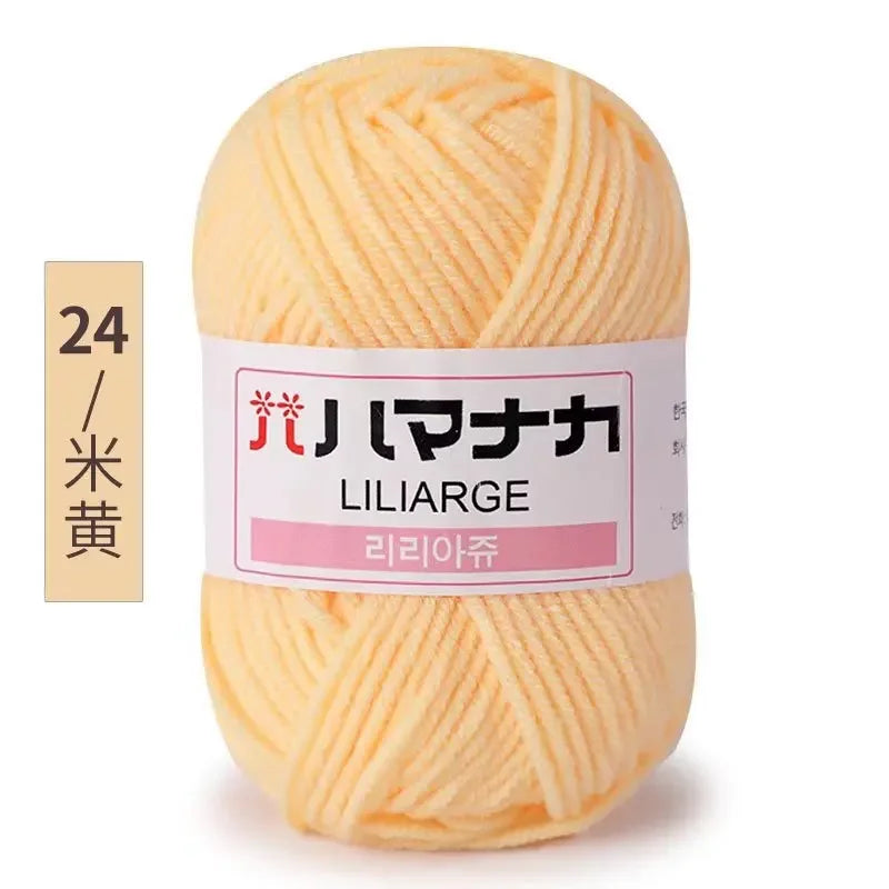 Soft Cotton Baby Knitting Yarn Thick Velvet Crochet DIY Sweater