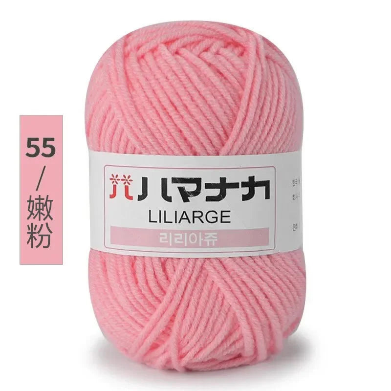 Soft Cotton Baby Knitting Yarn Thick Velvet Crochet DIY Sweater