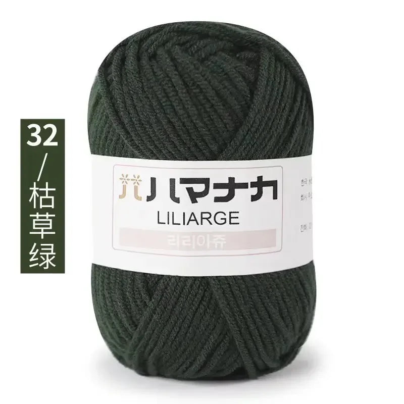 Soft Cotton Baby Knitting Yarn Thick Velvet Crochet DIY Sweater
