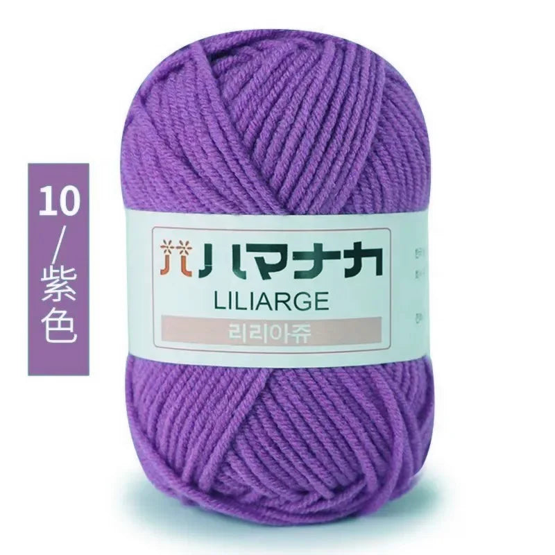 Soft Cotton Baby Knitting Yarn Thick Velvet Crochet DIY Sweater