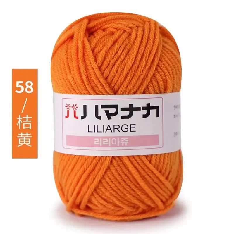Soft Cotton Baby Knitting Yarn Thick Velvet Crochet DIY Sweater