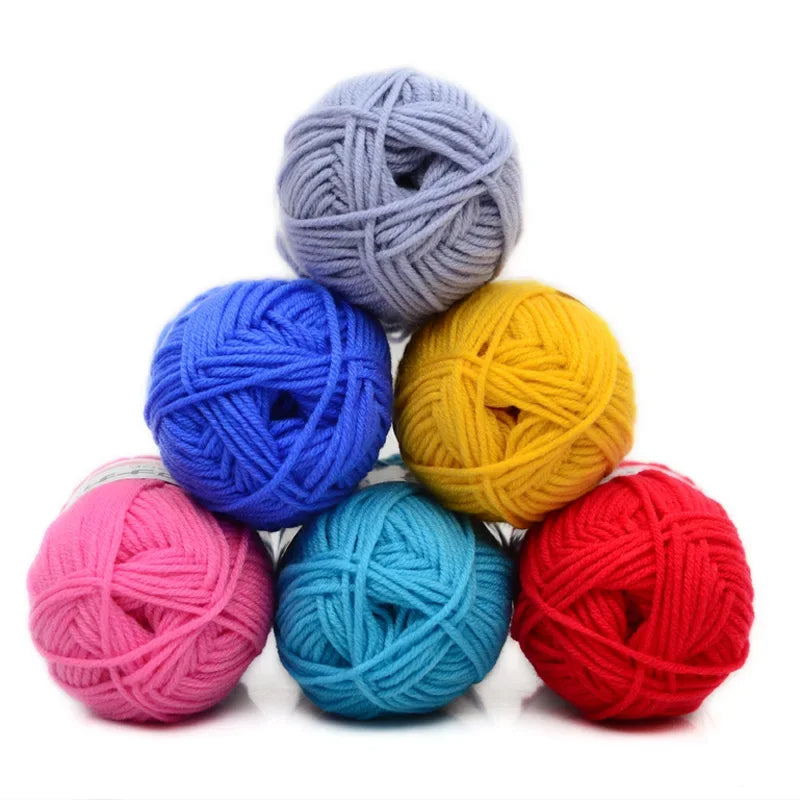 Soft Cotton Baby Knitting Yarn Thick Velvet Crochet DIY Sweater