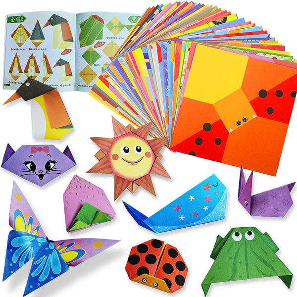 Origami Kit for Kids – 30/96 Sheets Paper Craft & DIY Art Set