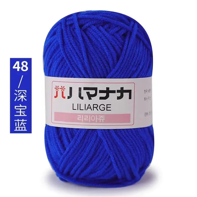 Soft Cotton Baby Knitting Yarn Thick Velvet Crochet DIY Sweater