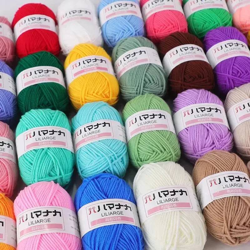 Soft Cotton Baby Knitting Yarn Thick Velvet Crochet DIY Sweater