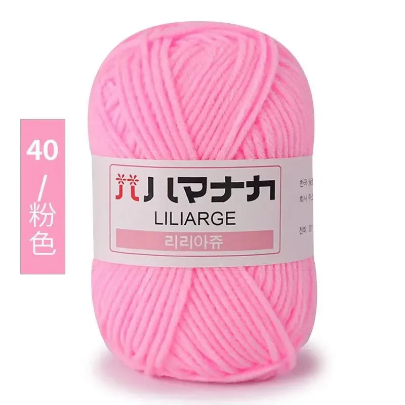 Soft Cotton Baby Knitting Yarn Thick Velvet Crochet DIY Sweater