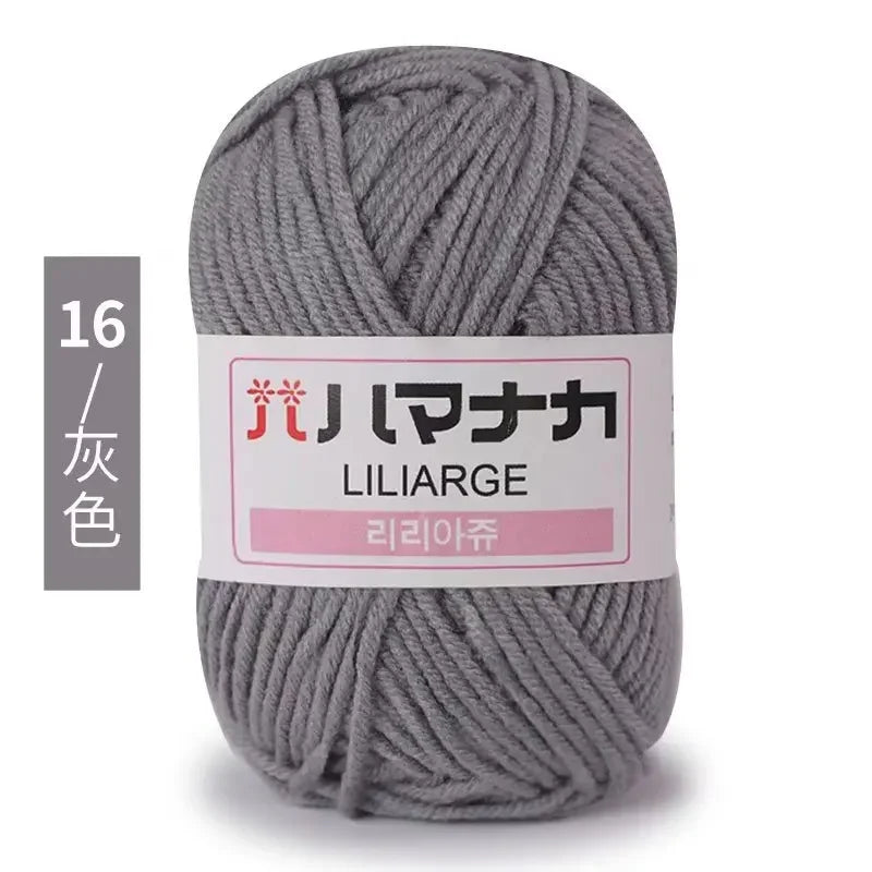 Soft Cotton Baby Knitting Yarn Thick Velvet Crochet DIY Sweater