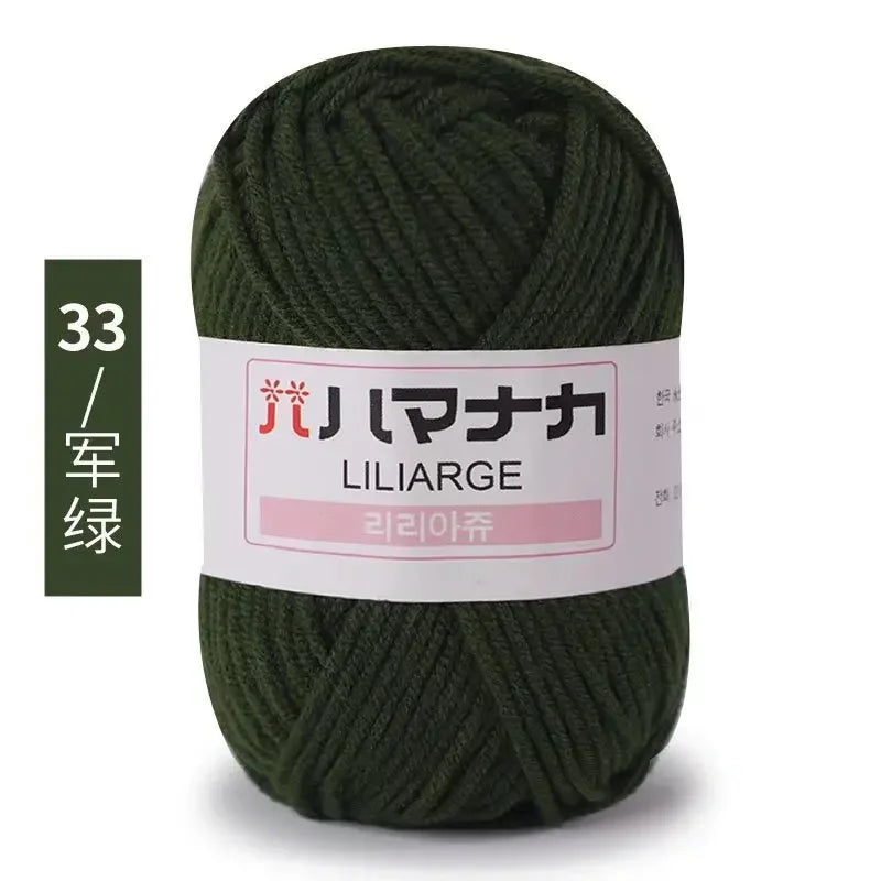 Soft Cotton Baby Knitting Yarn Thick Velvet Crochet DIY Sweater