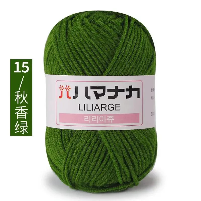 Soft Cotton Baby Knitting Yarn Thick Velvet Crochet DIY Sweater