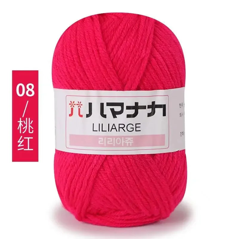 Soft Cotton Baby Knitting Yarn Thick Velvet Crochet DIY Sweater