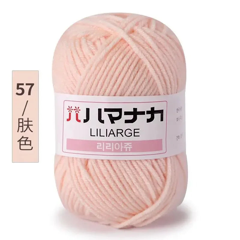 Soft Cotton Baby Knitting Yarn Thick Velvet Crochet DIY Sweater
