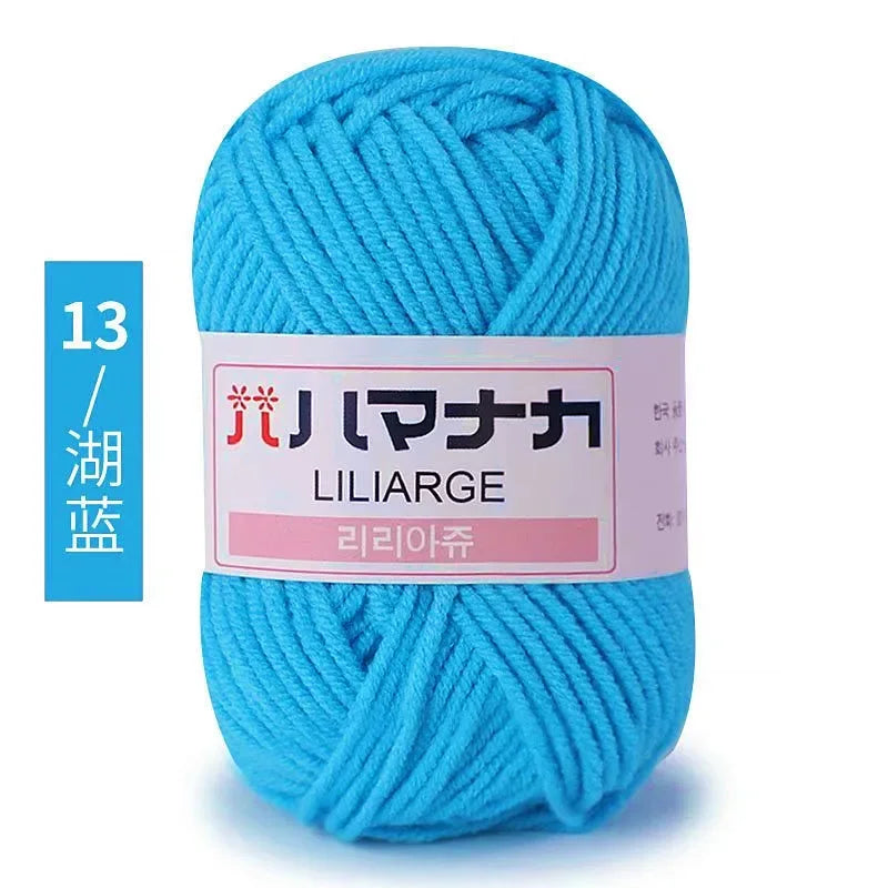 Soft Cotton Baby Knitting Yarn Thick Velvet Crochet DIY Sweater