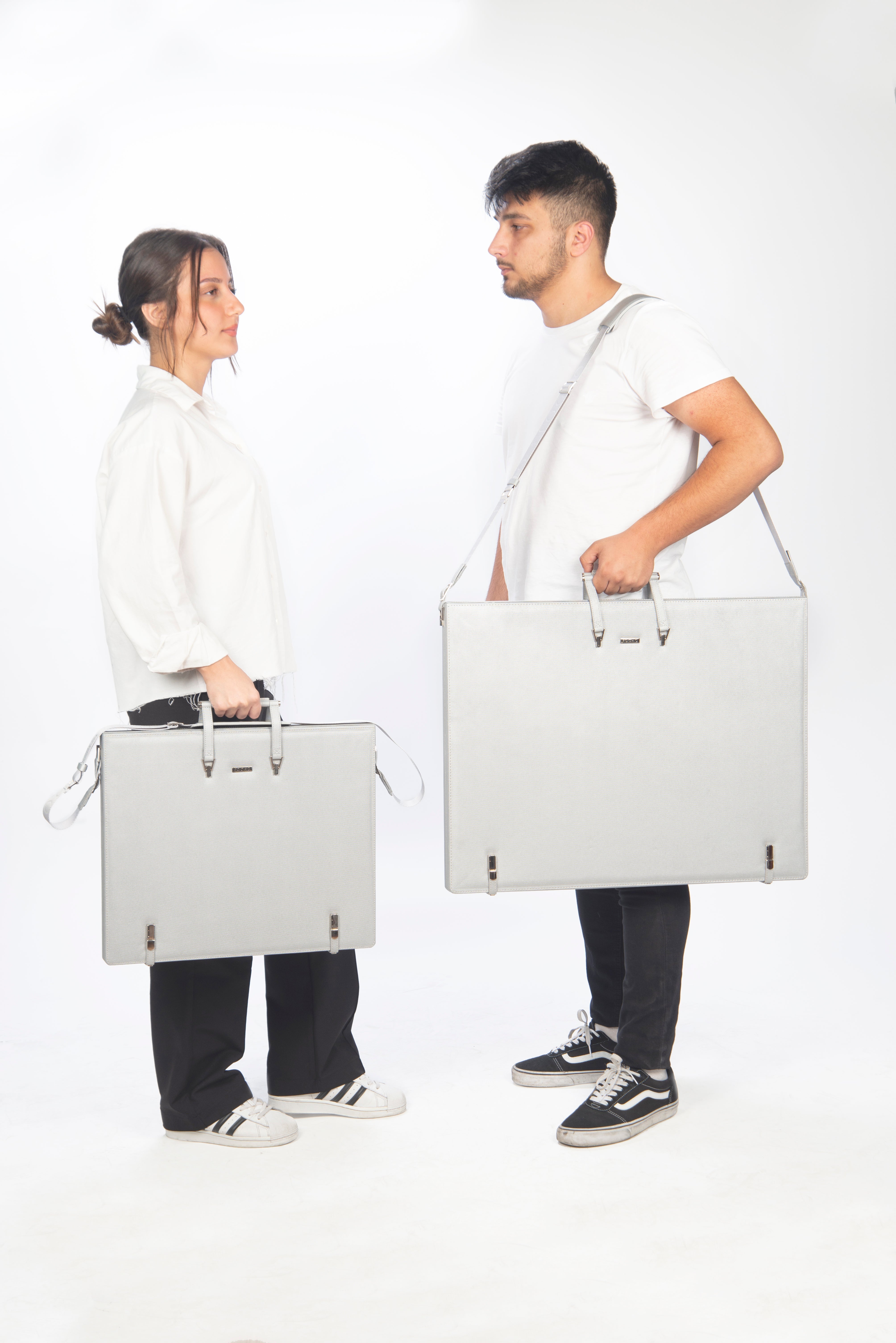 Leather Binder Leather Portfolio Gifts For Painters - Portfolio Binder- Art Supplies Organizer