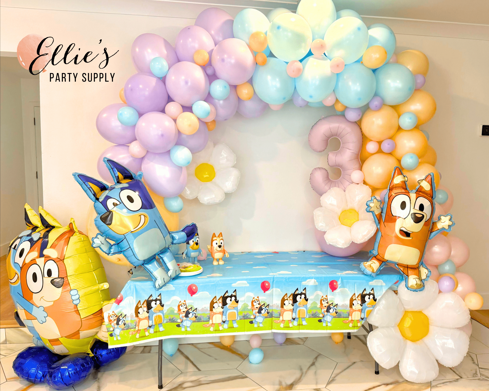 Bluey-Inspired Balloon Garland Kit