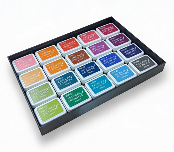 Mini Archival Ink Pad Storage Tray for Craft Supplies