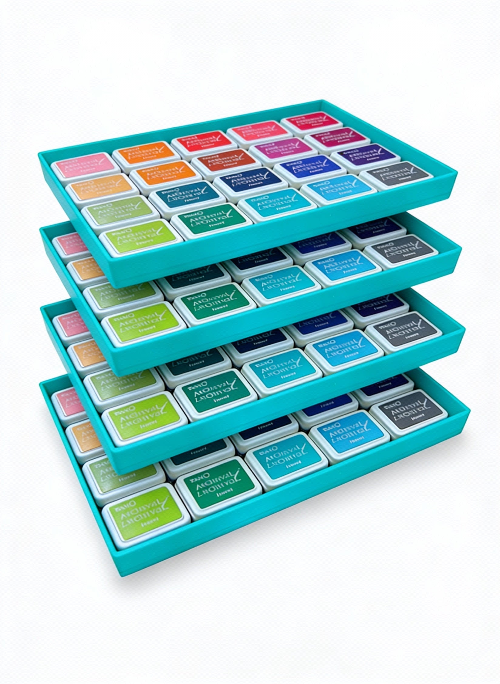 Mini Archival Ink Pad Storage Tray for Craft Supplies