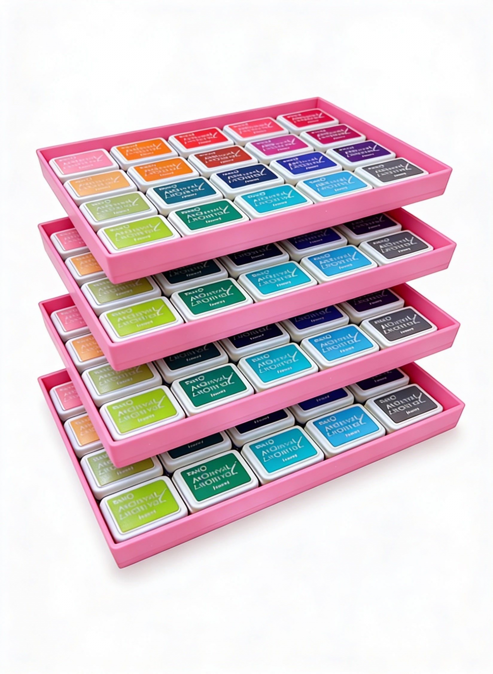 Mini Archival Ink Pad Storage Tray for Craft Supplies