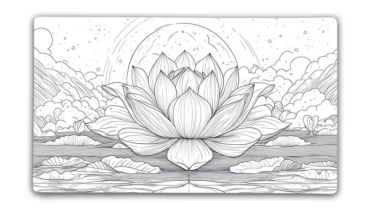 Lotus | Color Your Own Playmat Set